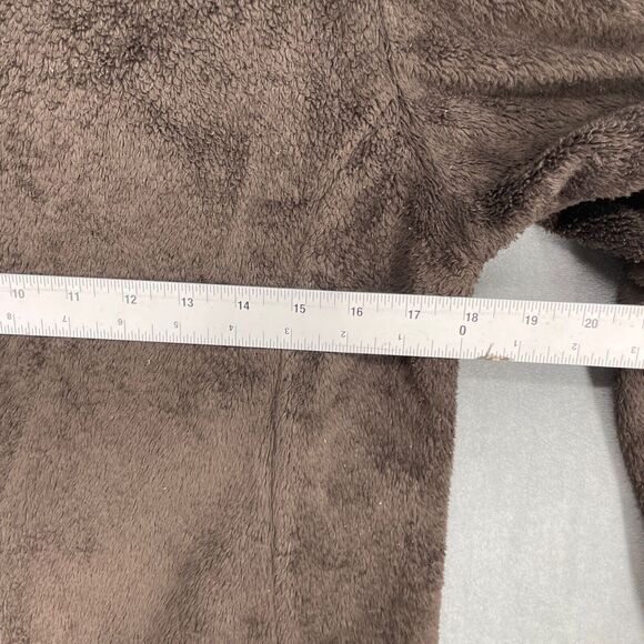 The North Face Fleece Jacket Womens Small Brown Full Zip Logo Camping Outdoors - Picture 11 of 13